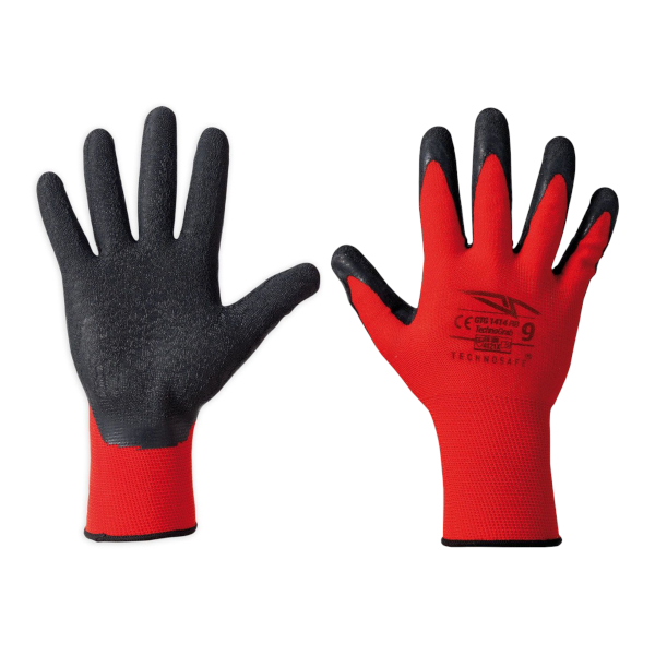 GUANTI DA LAVORO SPALMATI IN LATTICE AD ELEVATO GRIP TG.8