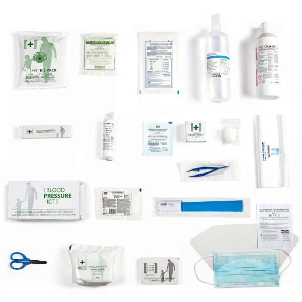 KIT REINTEGRO PRONTO SOCCORSO All.1 CON SFIGMOMANOMETRO