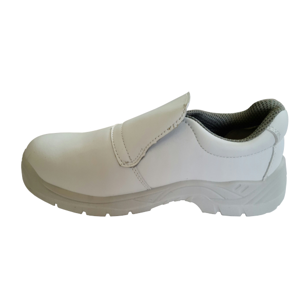 SCARPE MODELLO SILVER ANTINFORTUNISTICHE BIANCHE SENZA LACCI S2 SRC taglia 42