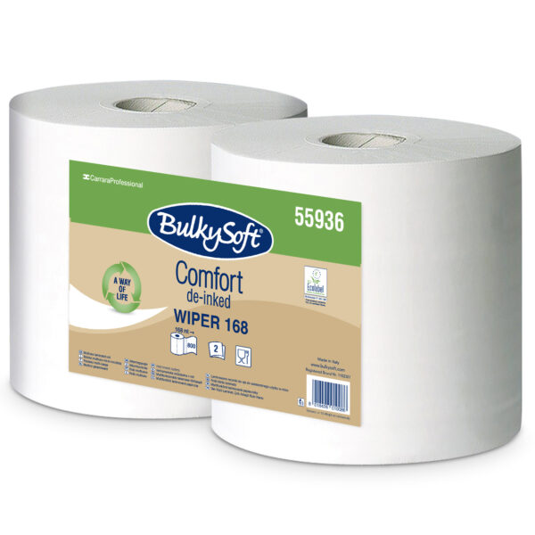 BOBINA BULKYSOFT WIPER168 DE-INKED 800 STRAPPI - 2pz