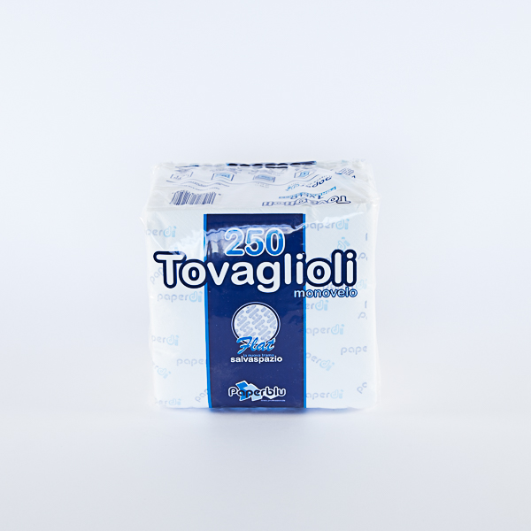 TOVAGLIOLI PAPERBLU 33x30 MONOVELO IN PURA CELLULOSA - 250 pezzi
