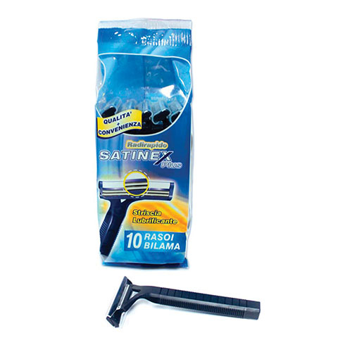 SATINEX RASOI R&G BILAMA CON STRISCIA LUBRIFICANTE 10pz