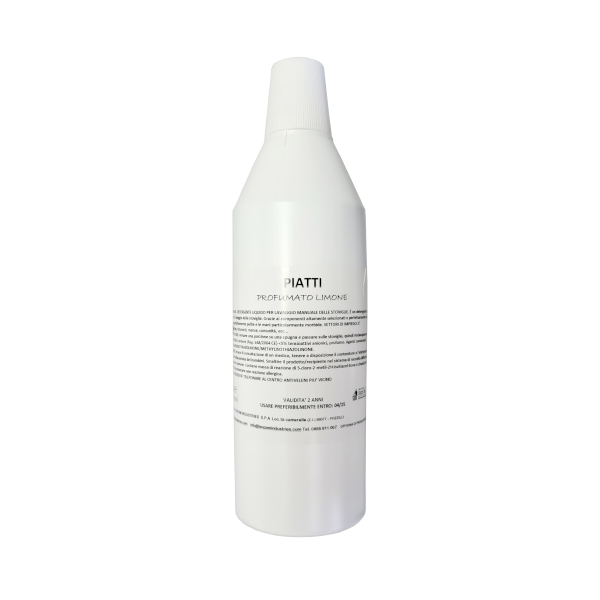DETERGENTE PIATTI LIMONE LT.1 SENZA SIMBOLI DI PERICOLO IN ETICHETTA