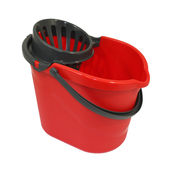 EVERGREEN SECCHIO OVALE LT.15 CON STRIZZATORE INTERAMENTE IN PLASTICA