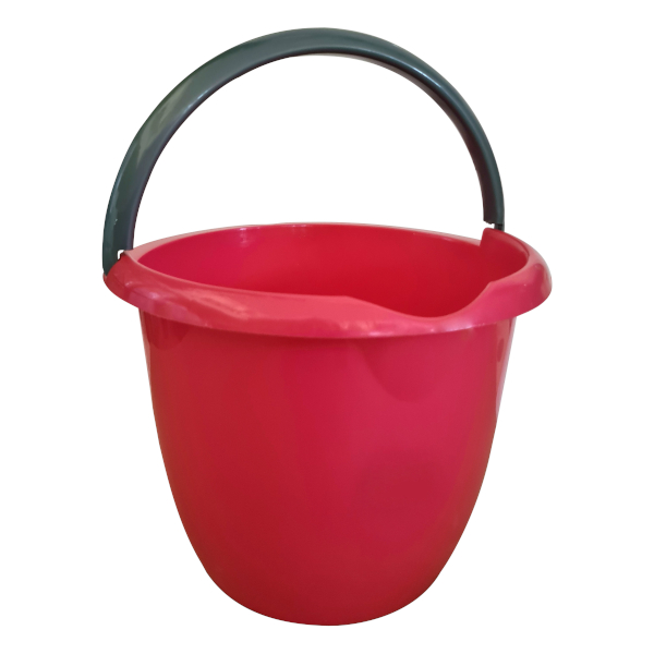 SECCHIO ROTONDO INTERAMENTE IN PLASTICA LT.10