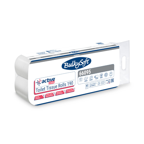 BULKYSOFT PREMIUM ACTIVE CLEAN CARTA IGIENICA - 10 ROTOLI