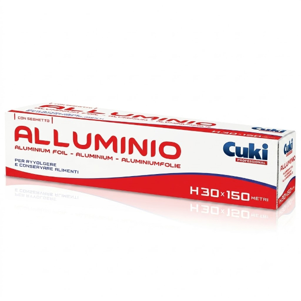 CUKI PROFESSIONAL ROLL ALLUMINIO PER ALIMENTI 150mt
