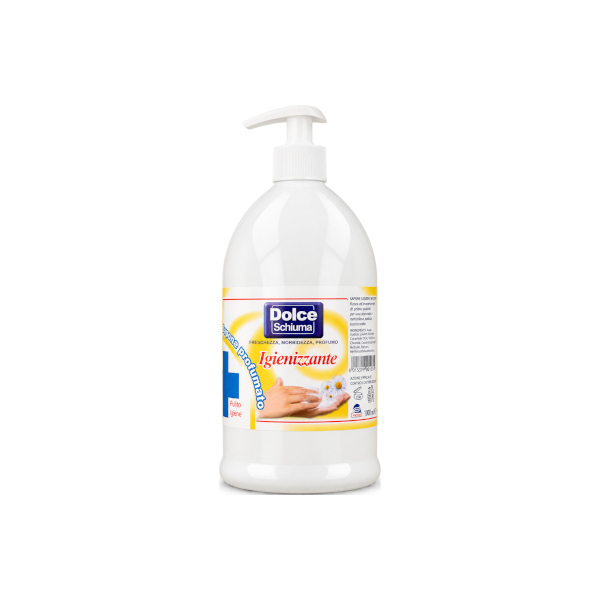 DOLCE SCHIUMA SAPONE LIQUIDO IGIENIZZANTE LT.1 CON EROGATORE