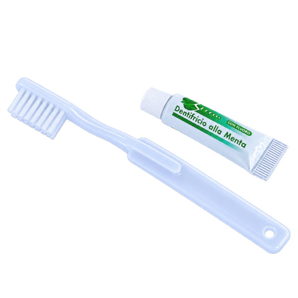 SET VIAGGIO SPAZZOLINO + DENTIFRICIO 4gr