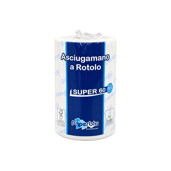 ASCIUGAMANO A 2veli MT.60 PURA CELLULOSA