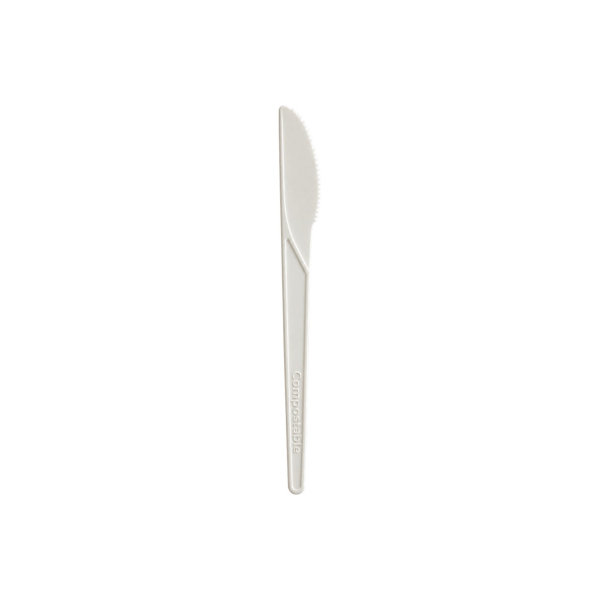 BIO CELLUTEX® COLTELLI MONOUSO IN CPLA BIODEGRADABILI E COMPOSTABILI – 50 pezzi