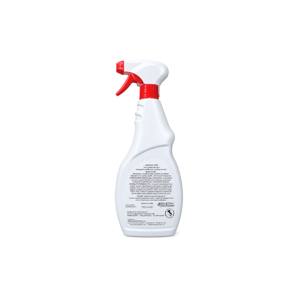 DETERGENTE VETRI MULTIUSO SPRAY 750ml SENZA SIMBOLI DI PERICOLO IN ETICHETTA