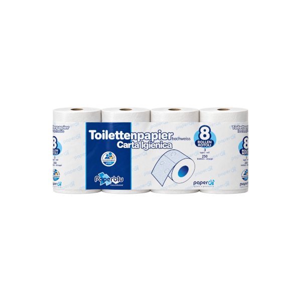 PAPERBLU CARTA IGIENICA 3 VELI - 8 ROTOLI