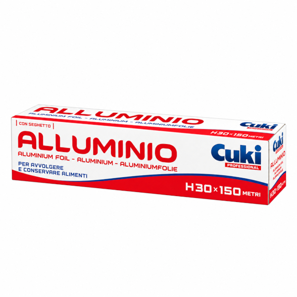 CUKI PROFESSIONAL ROLL ALLUMINIO PER ALIMENTI 150mt