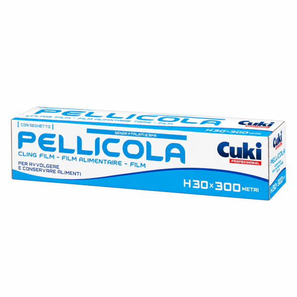 CUKI PROSSIONAL ROLL PELLICOLA PER ALIMENTI 300mt X H.30cm